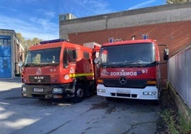 Vitoria dona dos camiones de bomberos a Ucrania