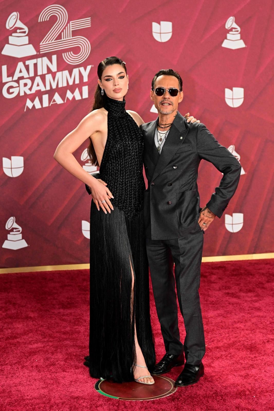 Nadia Ferreira y Marc Anthony. 