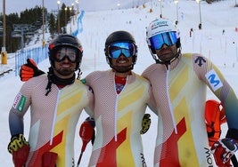 Aingeru Garay, Juan del Campo y Quim Salarich, en una imagen de la semana pasada.