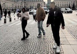 La romántica escapada a París en pareja de Iñaki Williams y Patricia Morales junto a Yuri y Maddi Alduntzin