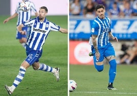 Lejeune y De la Fuente, en su etapa con el Alavés.