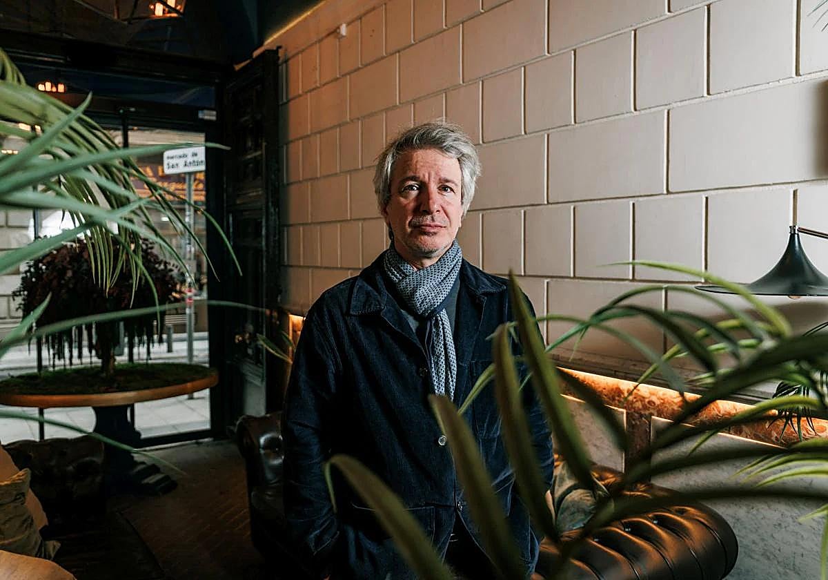 El escritor Eric Vuillard, retratado en Madrid.