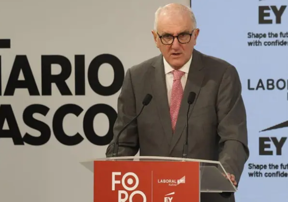 El presidente del Círculo de Empresarios vascos advierte de que Euskadi se queda atrás