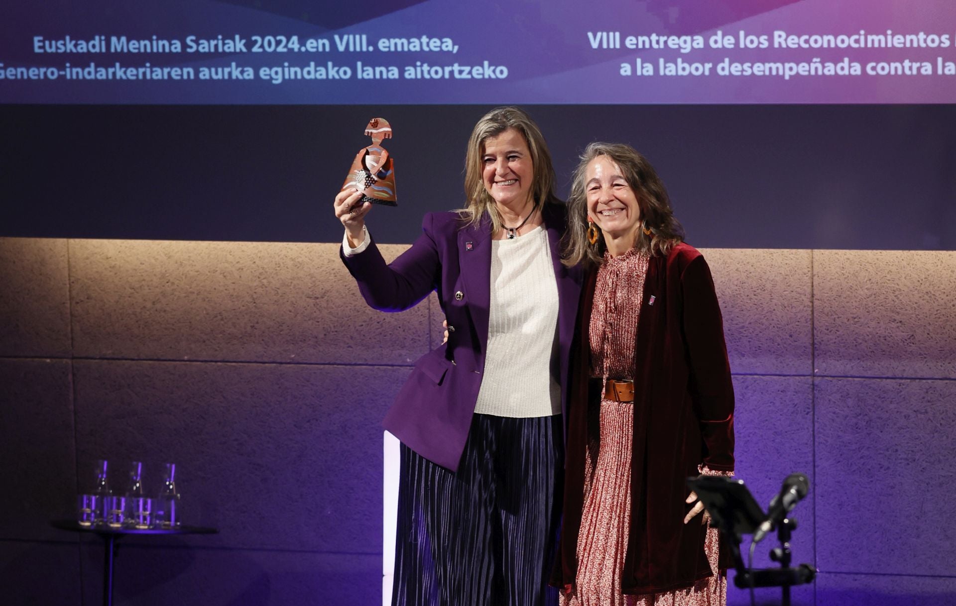Teresa Laespada recoge el Premio Menina.