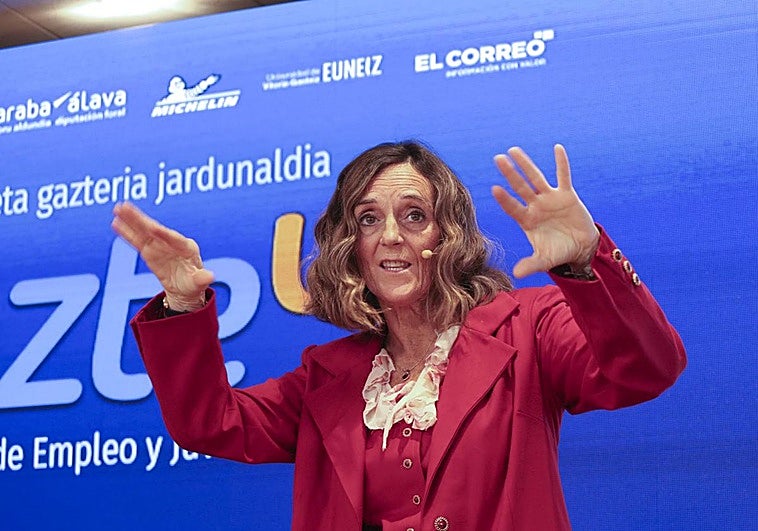 Susana Santolaria de Castro, durante su intervención en la jornada.