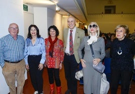 Luis Muñiz, Olga Sáez de Cortázar, Karmele López, José Alipio Morejón, Matilde Díaz y María Ángeles Montero.