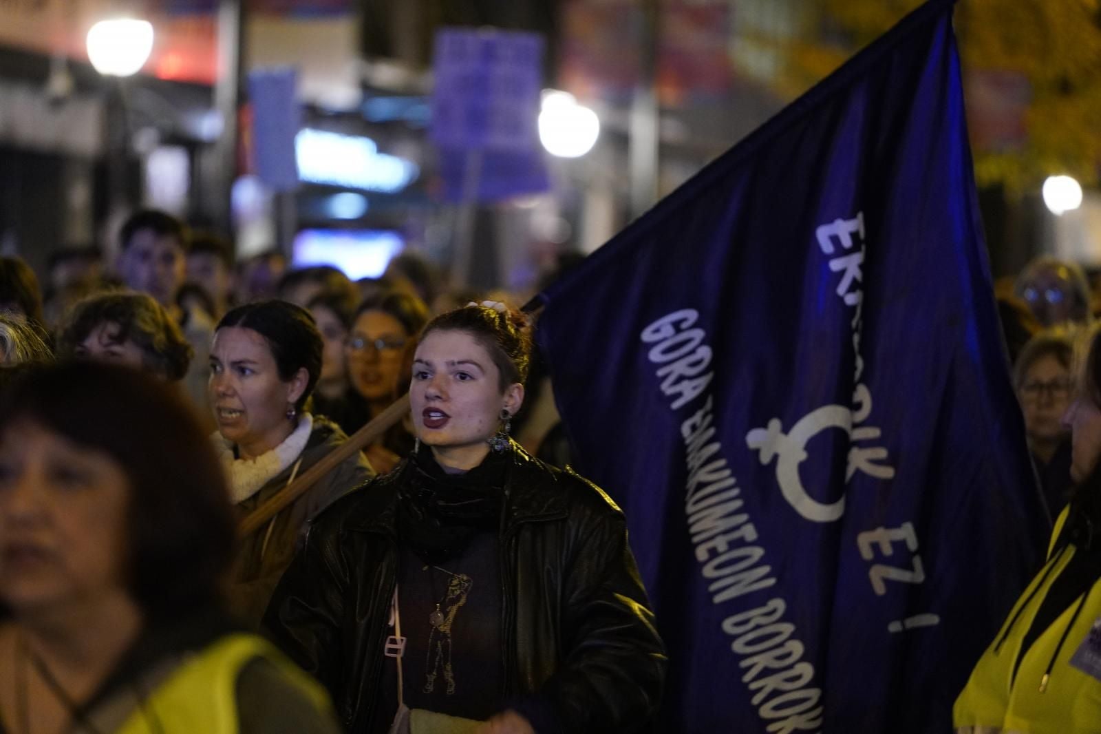 El feminismo toma las calles de Bilbao