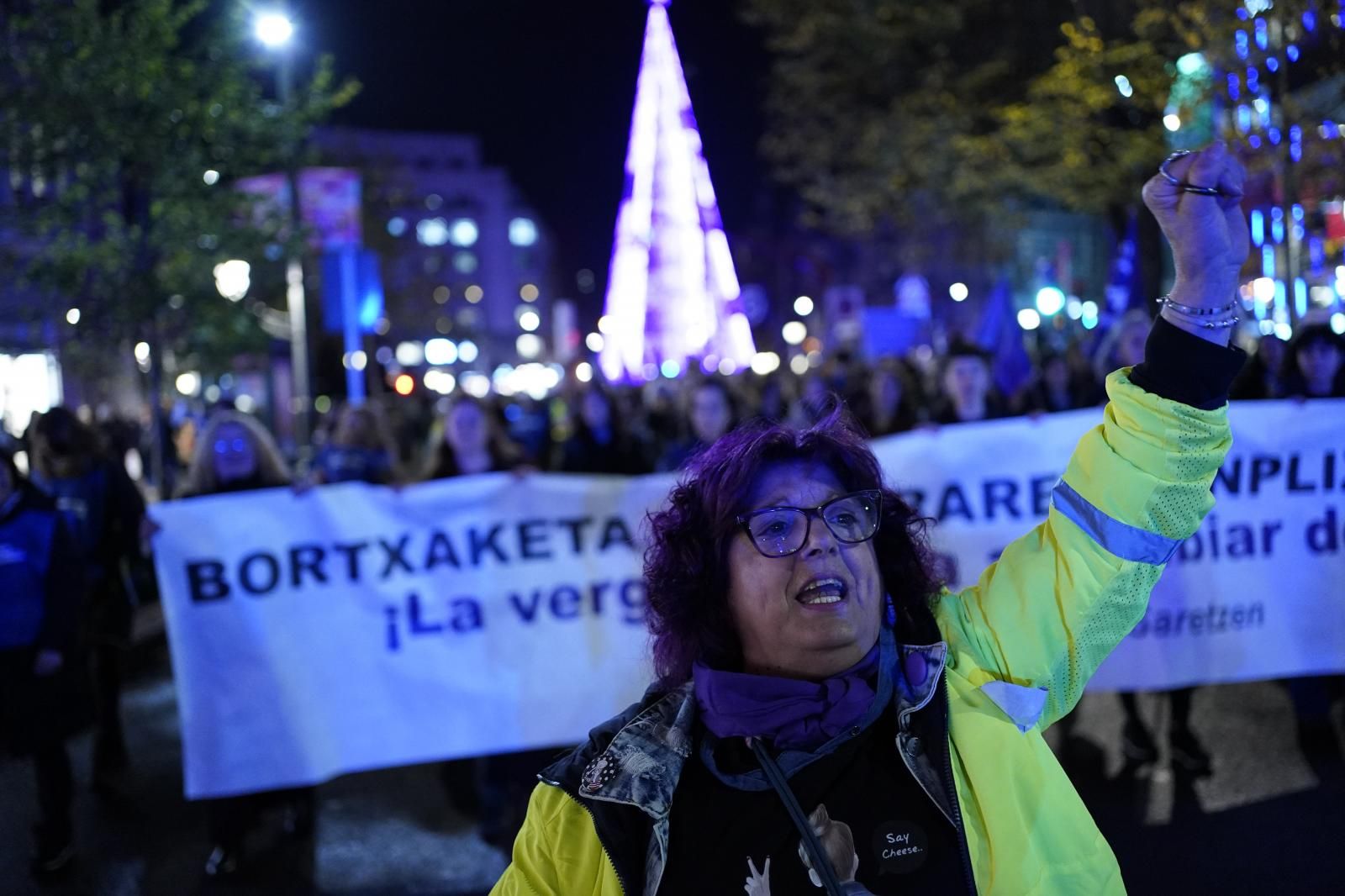 El feminismo toma las calles de Bilbao