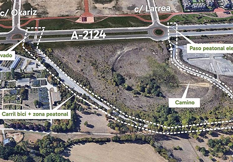 El plano con las actuaciones previstas.