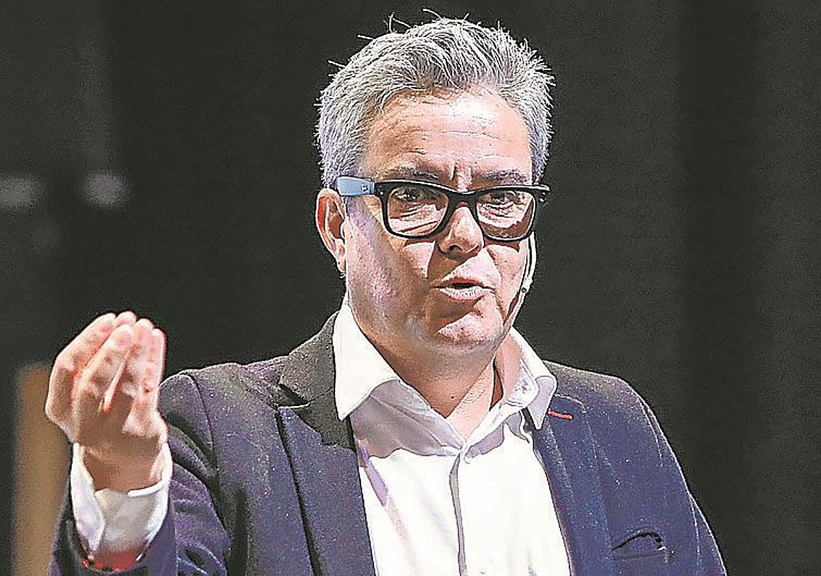 El fundador de Good Rebels, Fernando Polo, durante su charla.