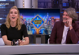 Kira Miró y Salva Reina, en 'El Hormiguero'.