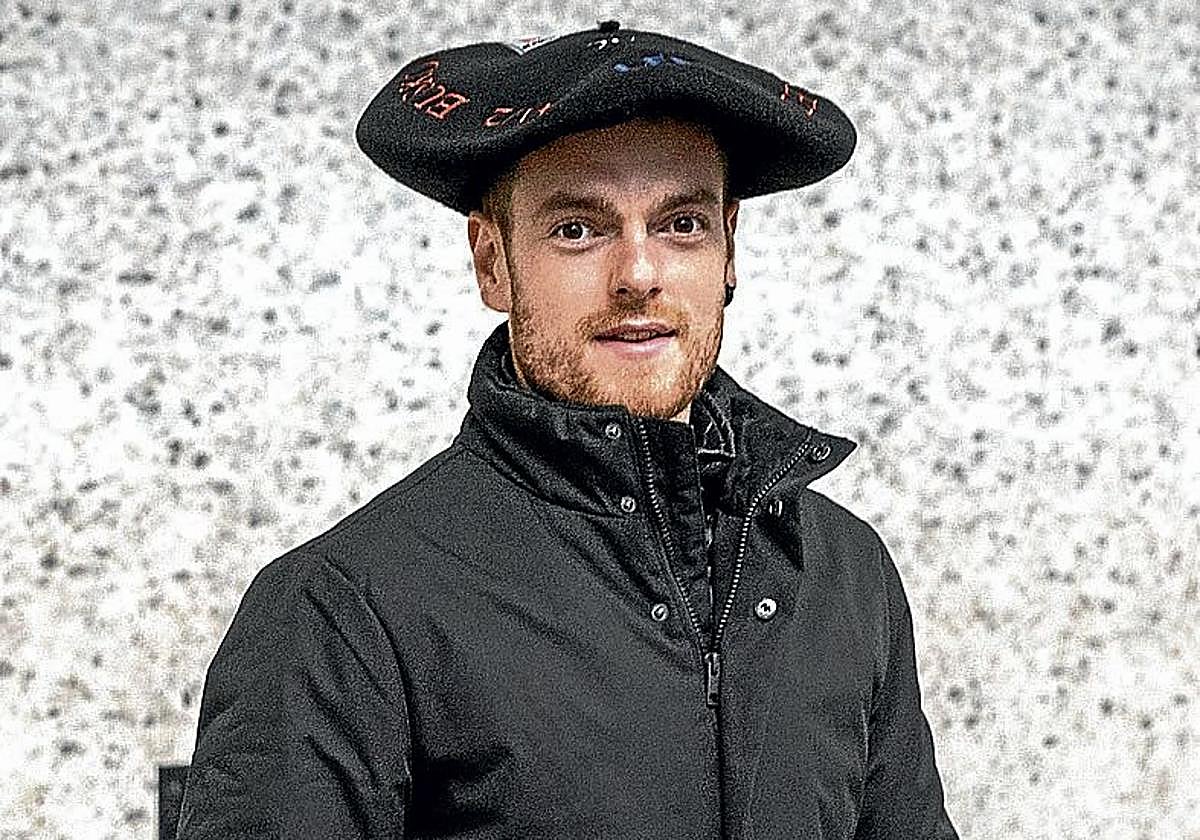 Laso en el Frontón de López del barrio Iturrama en Pamplona.