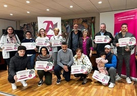 Acto de entrega de las ayudas a once nuevos emprendedores.