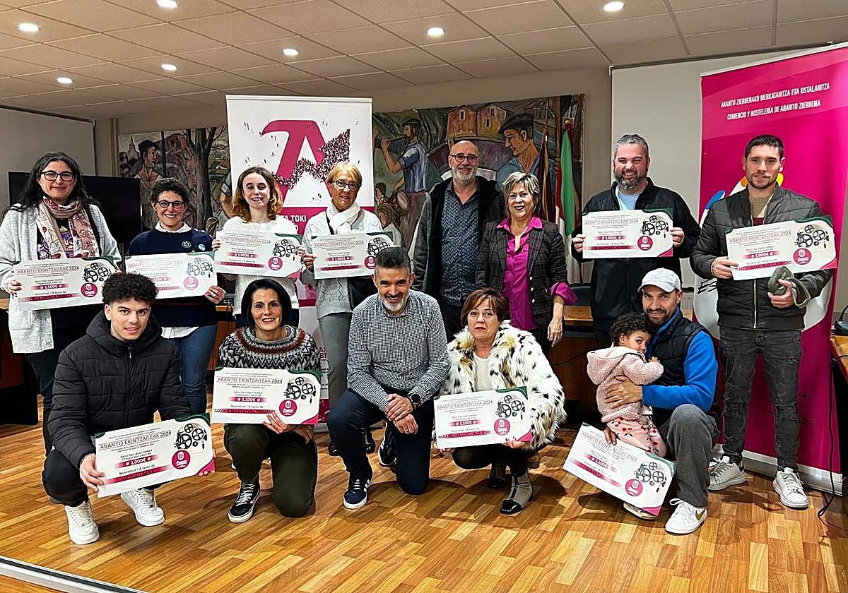 Acto de entrega de las ayudas a once nuevos emprendedores.