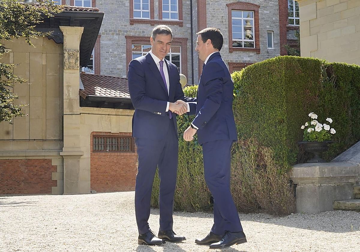 Pradales se reúne hoy con Sánchez para reforzar la relación bilateral Euskadi-Estado