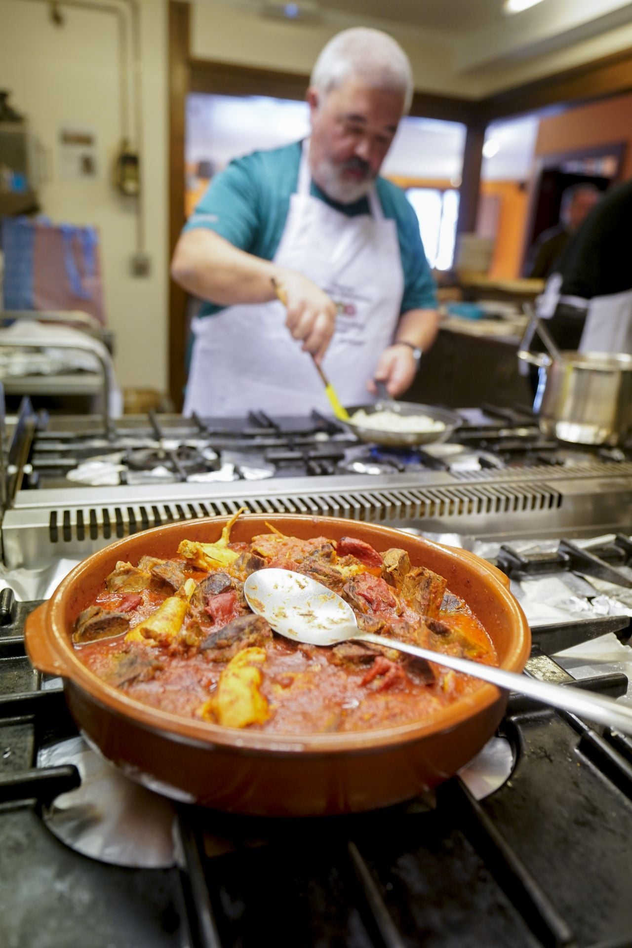 Así fue la comida en Gatzalde