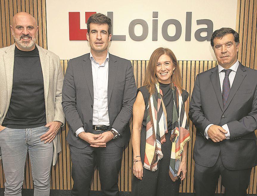 Josu Bergara, Jon Ansoleaga, Leire Arreondo y Juan Ituarte.