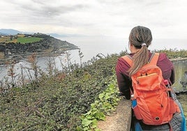 Vistas desde el 'ratón' de Getaria.