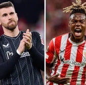 Unai Simón y Nico Williams, nominados a los premios The Best FIFA