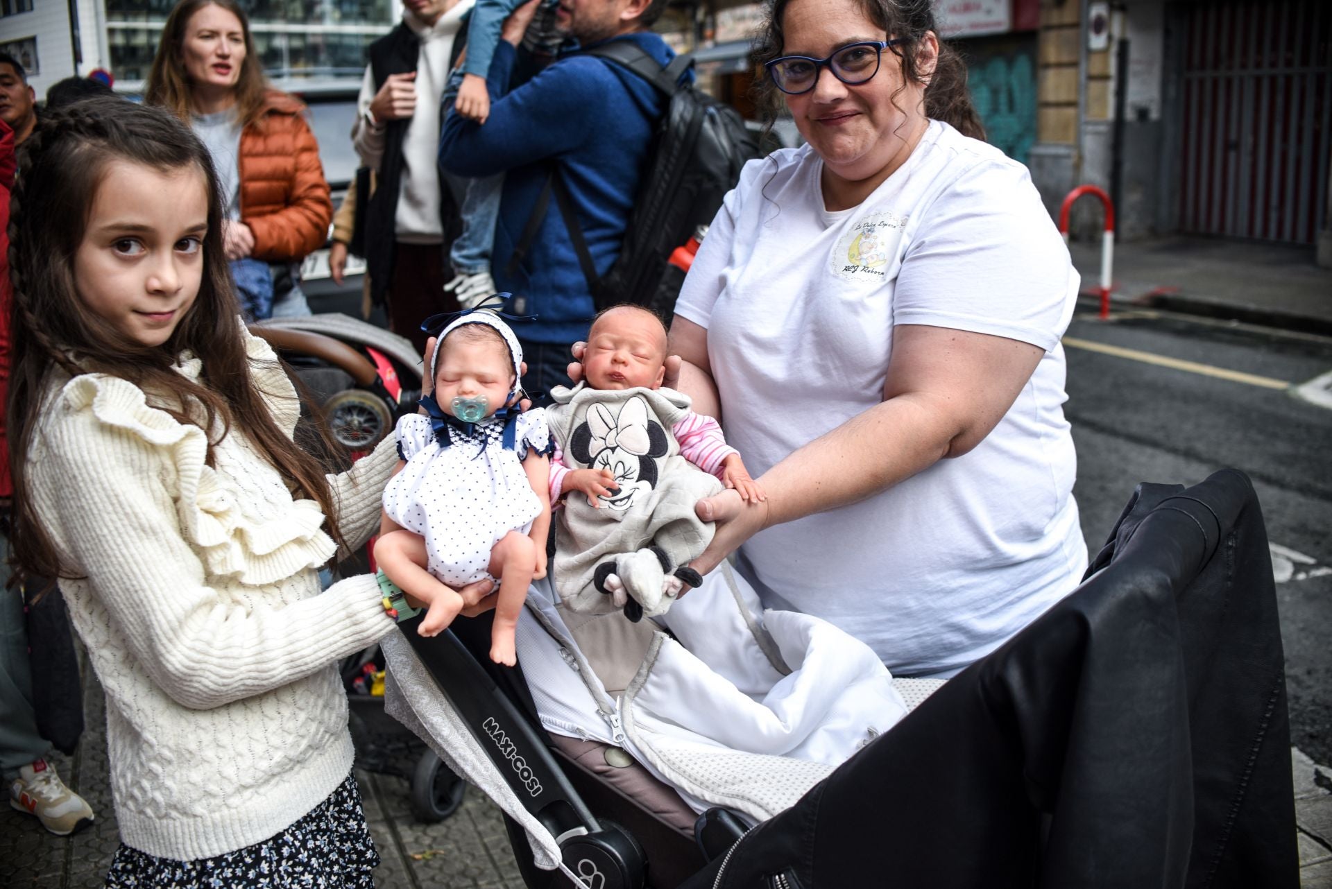 Los bebés Reborn conquistan Bilbao