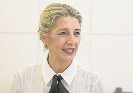 La vicepresidenta segunda, Yolanda Díaz.