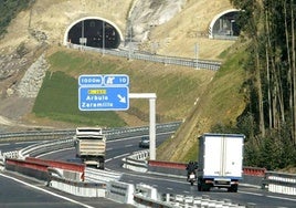 Imagen de uno de los túneles del corredor del Cadagua.