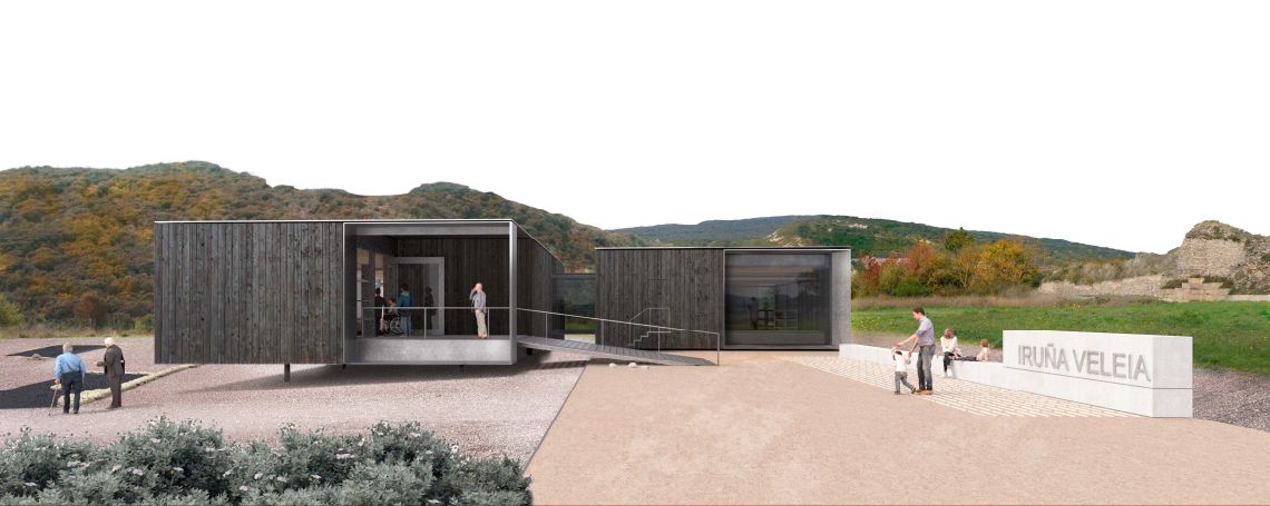 Iruña Veleia tendrá un nuevo centro de visitantes y un jardín 'arqueológico'