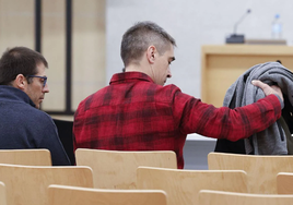 Aitor Agirrebarrena y Asier Arzalluz, durante el juicio.