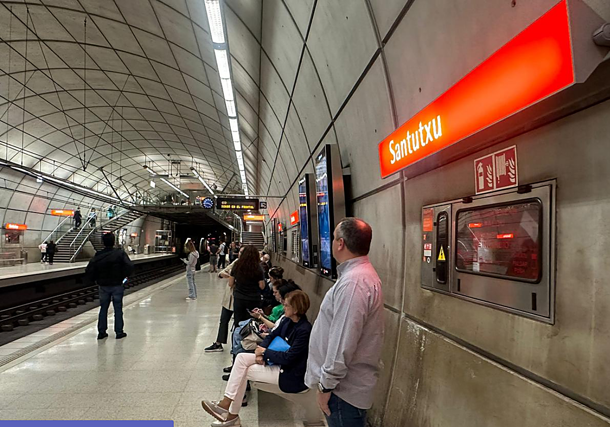 Solucionan la avería que provoca retrasos en la línea 2 del metro en dirección Basauri