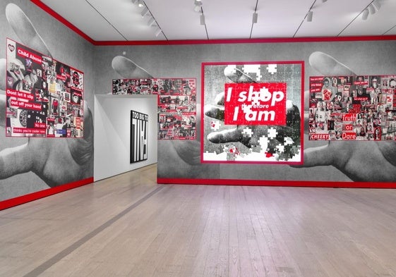 Exposición de Barbara Kruger.