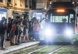 Servicio especial del tranvía durante las Fiestas de La Blanca.