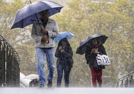 Euskalmet activa el aviso amarillo en Bizkaia este sábado por vientos y precipitaciones «persistentes»