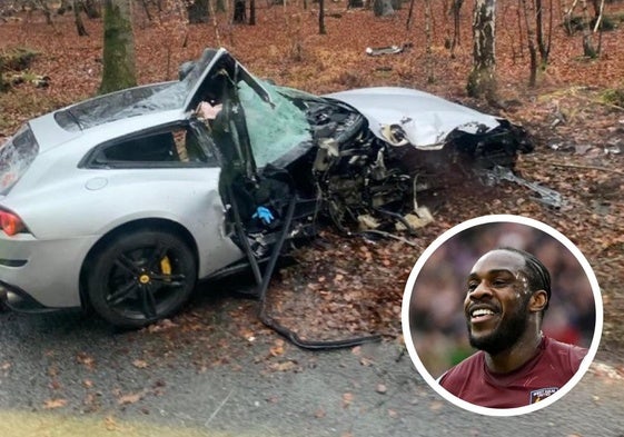 Michail Antonio, jugador del West Ham de Lopetegui, «estable» tras sufrir un grave accidente del tráfico