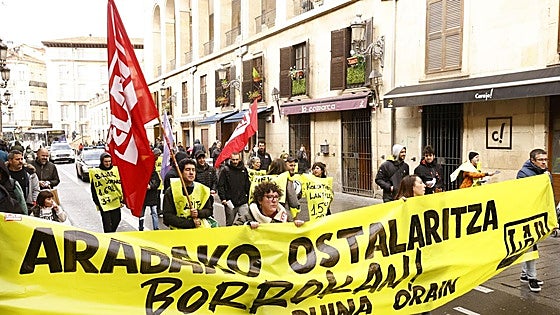 Escasa incidencia en la segunda jornada de la huelga de hostelería en Álava