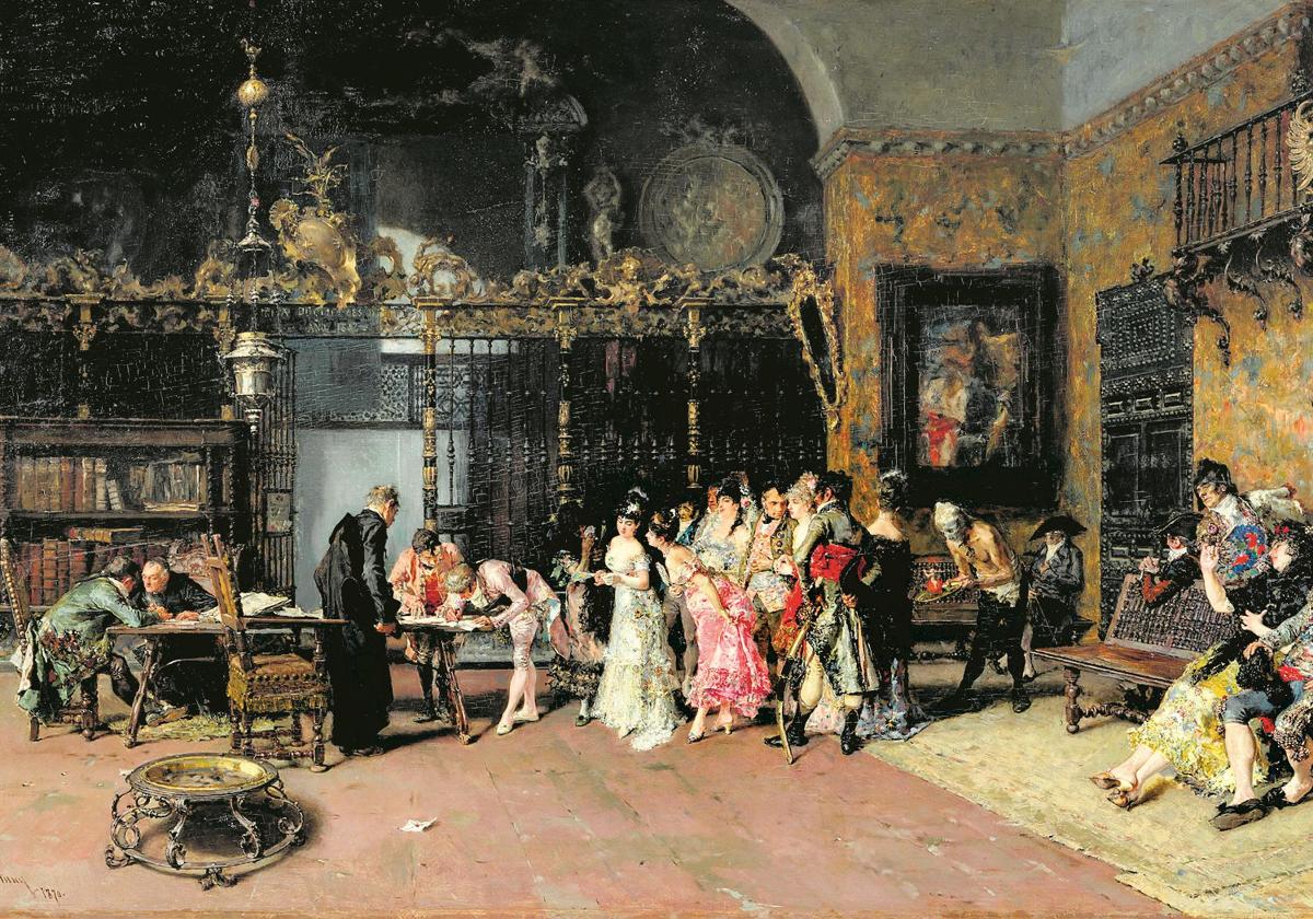 'La vicaría' (1870) supuso el apogeo de la carrera de Fortuny con un estudio exhaustivo de la luz.