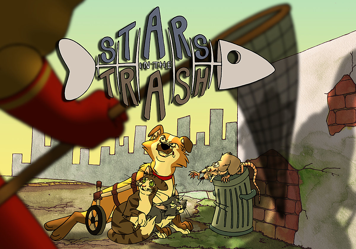 'Stars In The Trash': un homenaje (felino) a los clásicos de la animación