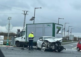 Dos heridos en un choque en el cruce de Zurbano, un punto para el que los vecinos piden soluciones