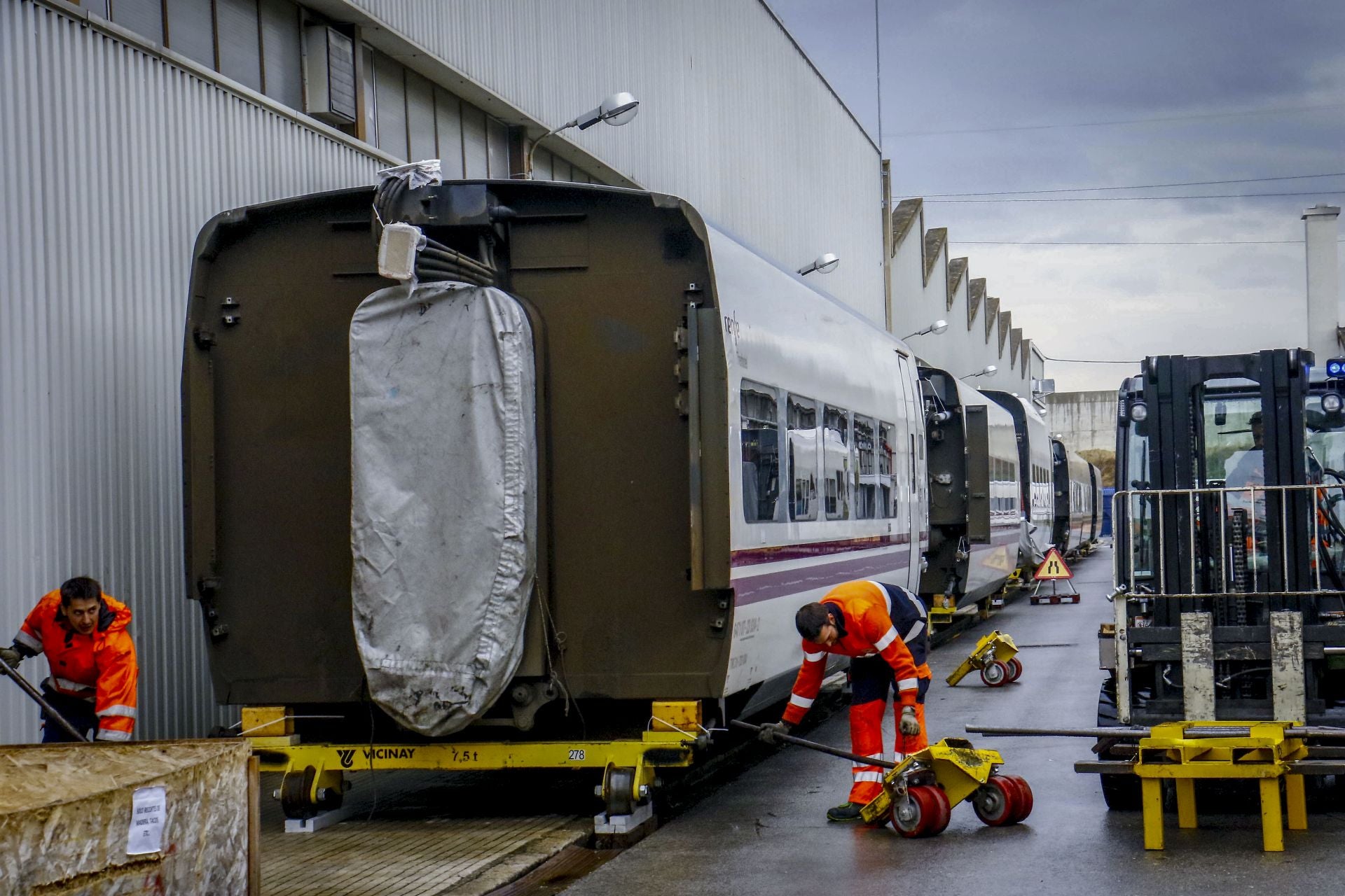 Fábrica de Talgo en Rivabellosa (Álava)