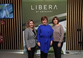 Eva Larra, Susana Urkijo e Idoia Santamaría.