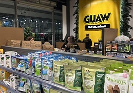 Una de las tiendas que la cadena Guaw tiene en España.