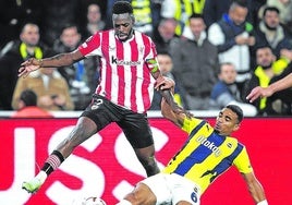 Iñaki Williams fue el héroe en Estambul con dos goles, el segundo de bella factura.