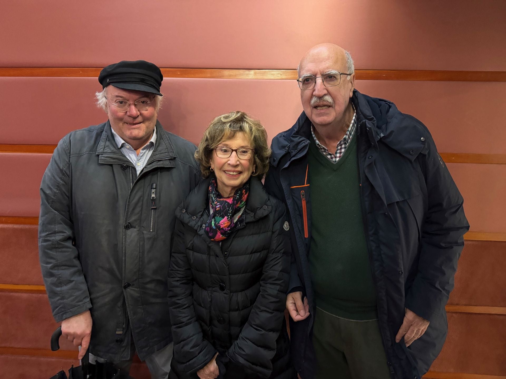 Javier Etxagibel, Amelia Baldeón y Eduardo Martínez Laorden.