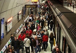 El metro de Bilbao funcionará «al máximo» de su capacidad este sábado, Santo Tomás