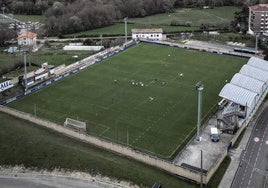 Urritxe, en una vista aérea.