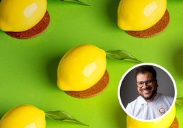 Los limones, uno de los postres que más triunfan, y en el detalle, Gustavo Azevedo.