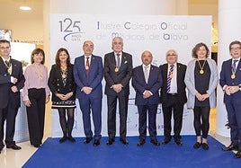 Ignacio Díez, Carmen Castellano, María Jesús Serna, Goyo Mediavilla, Kepa Urigoitia, Miguel Gutiérrez, Alberto López de Ocáriz, Eugenia Campo y José Miguel Samaniego.