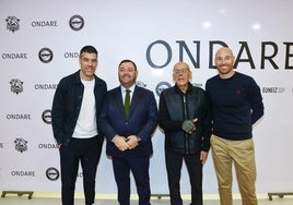 Manu García, Juan Antonio Sánchez Corchero, Gregorio Rojo y Gaizka Toquero