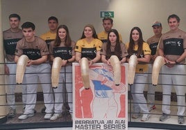 Puntistas participantes en el Master de Berriatua.