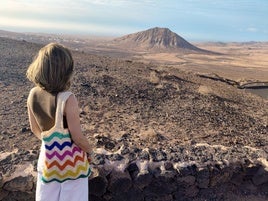 Vista sobre la Montaña de Tindaya.