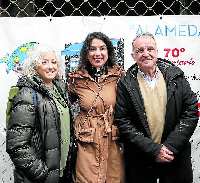 María Loizaga, Vanessa Pérez y Mariano Gómez.